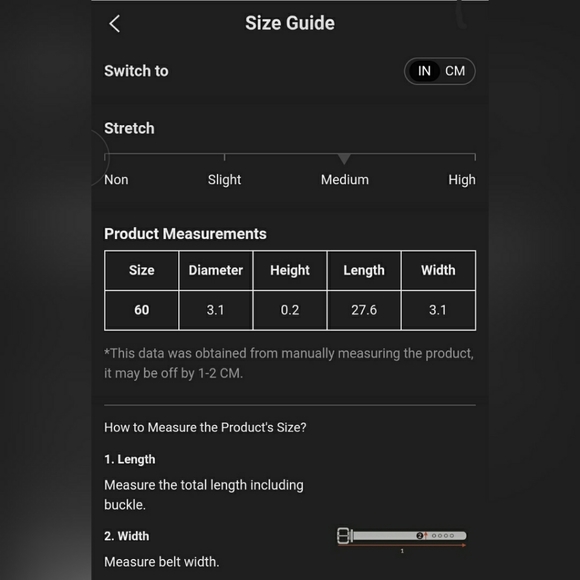 SHEIN -- Elastic PU Leather Wide Waist Belt - Picture 7 of 8